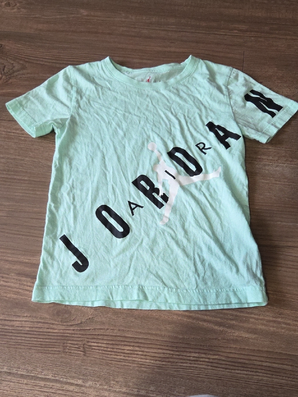 Jordan Kids' Mint Green Logo T-Shirt